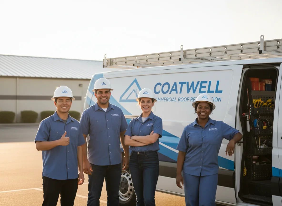 Commercial roof coating company in Luther, IA